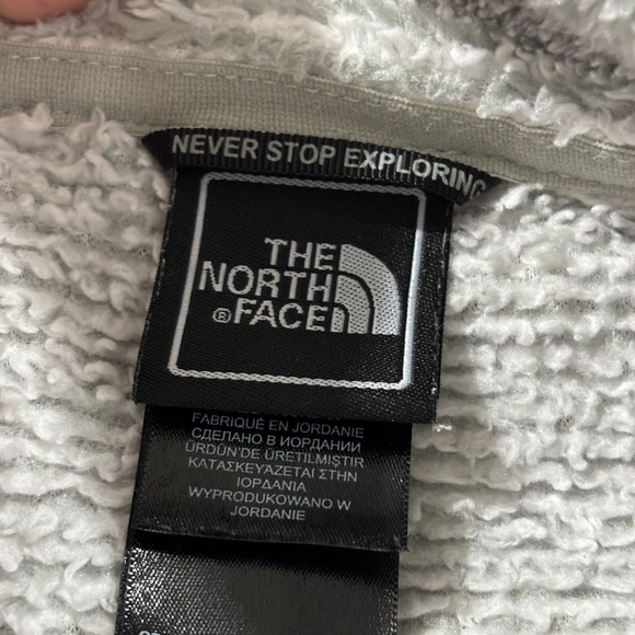 THE NORTH FACE Jacket Women's Small‎ Gray Zip Up Fleece Polartec Mock Neck - Picture 5 of 8
